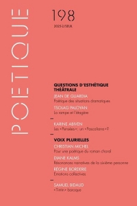 Poétique, n° 198