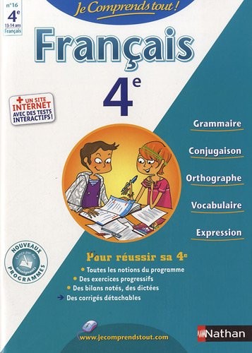 JE COMPRENDS TOUT FRANCAIS 4E