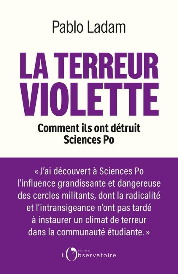 TERREUR VIOLETTE : ENQUETE AU SEIN DE SCIENCES PO
