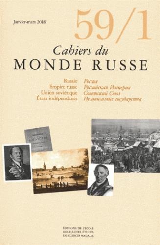 Cahiers du Monde Russe 59-1