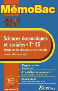 MEMOBAC SES TERM ES (Ancienne Edition)
