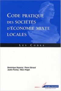 Code pratique des sociétés d'économie mixte locales