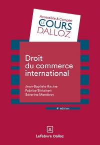 Droit du commerce international. 4e éd.