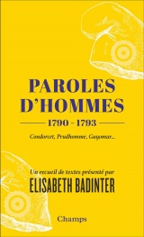 Paroles d'hommes: (1790-1793) [Poche]