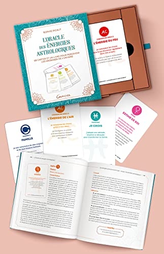 L'oracle des énergies astrologiques - Coffret - 68 cartes et un livre pour percevoir les messages de l'univers
