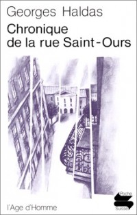 Chroniques de la rue Saint-Ours. Poche suisse numéro 60