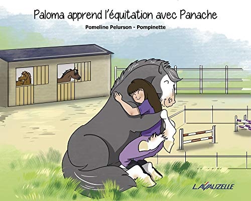 Paloma apprend l'équitation avec Panache