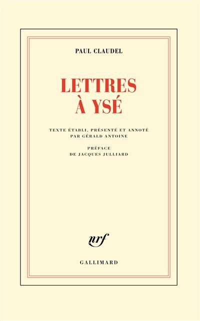 Lettres à Ysé