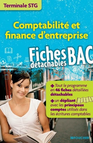 Comptabilité et finance d'entreprise Terminale STG