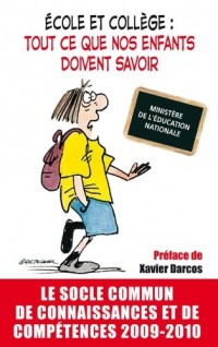 SOCLE COMMUN 2009-2010 - TOUT CE QUE NOS ENFANTS