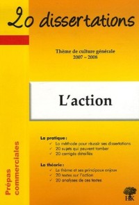L'action : Thème de culture générale 2007-2008