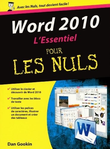 Word 2010 L'essentiel Pour les nuls