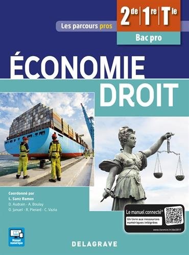 Économie Droit 2de, 1re, Tle Bacs Pros Tertiaires - Pochette élève