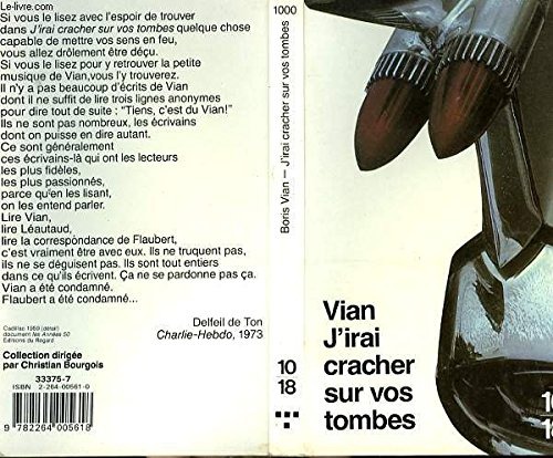 J'Irai Cracher Sur Vos Tombes [9782267001013]
