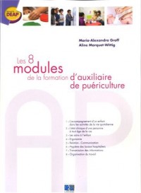 Les 8 modules de la formation d'auxiliaire de puériculture
