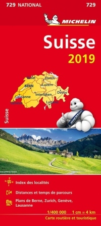 Carte Suisse Michelin 2019