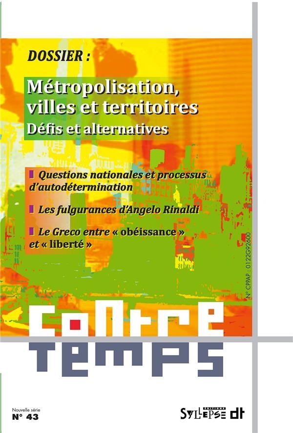 Metropolisation, Villes et Territoires