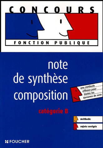 Note de synthèse composition : Catégorie B