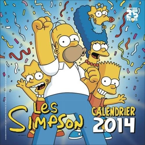 Calendrier Simpson 2014