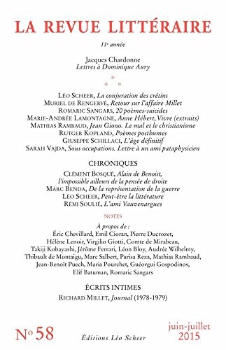 Revue Littéraire n° 58
