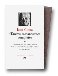 Giono : Oeuvres romanesques complètes, tome 6