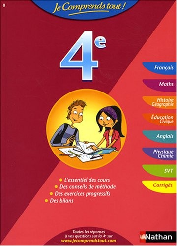 Je comprends tout ! 4e
