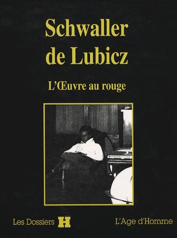Dossier H : Schwaller de Lubicz