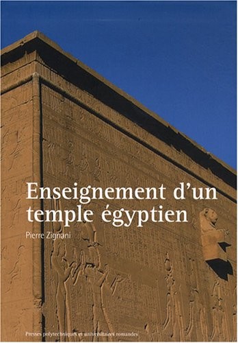 Enseignement d'un temple égyptien