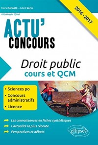 Actu'Concours Droit Public Cours et QCM 2016-2017