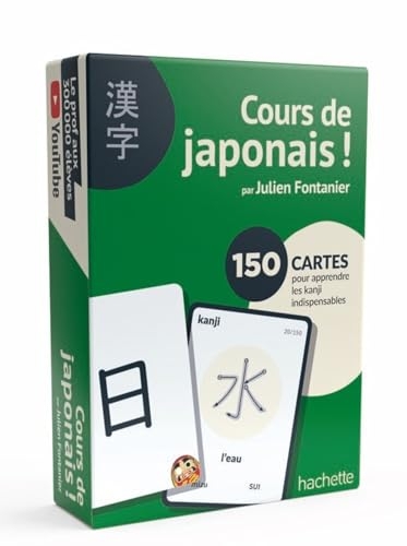 Cours de japonais ! par Julien Fontanier BOITE KANJI: 150 cartes pour apprendre les kanji indispensables