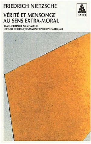 Vérité et mensonge au sens extra-moral
