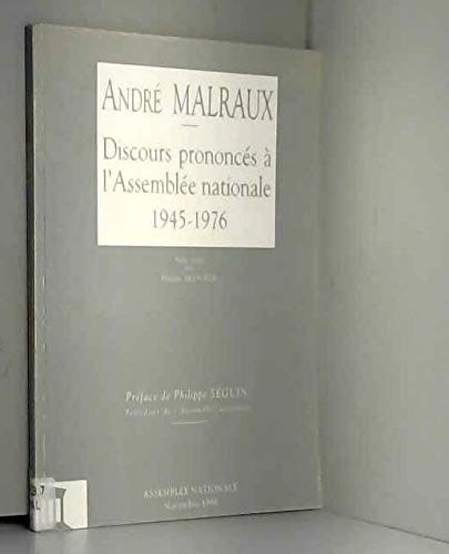 Discours prononcés à l'Assemblée nationale, 1945-1976 [9782111060838]