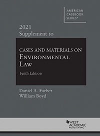 Cases and Materials on Environmental Law, 2021 Supplement