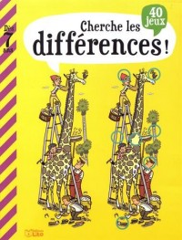 Mon grand livre de jeux: Cherche les différences - Dès 7 ans
