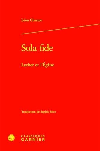 Sola fide: Luther et l'Église