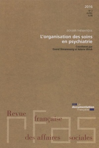 Organisation des soins en psychiatrie (Revue française des affaires sociales n°2-2016)