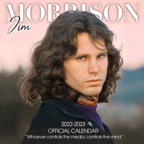 Jim Morrison Calendar 2022 Jim Morrison OFFICIAL Calendar 2022 Weekly