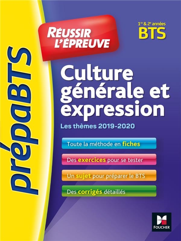 PrepaBTS - Réussir l'épreuve - Culture générale et expression - Tous BTS - Révision et entrainement
