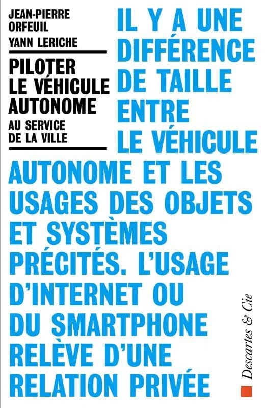 Piloter le Vehicule Autonome - au Service de la Ville