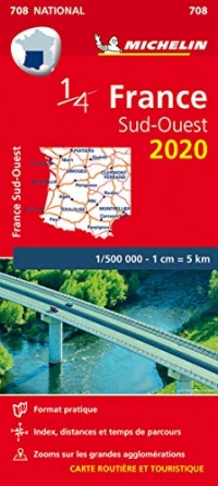 Carte France Sud-Ouest Michelin 2020