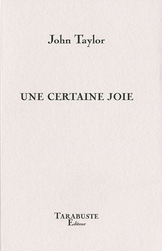 une certaine joie