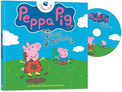 Livre-CD Peppa-Pig Le grand splach