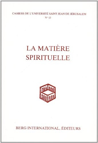 Matière spirituelle, numéro 13 [9782900269749]