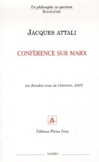 Conférence sur Marx