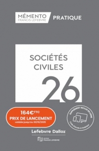 Mémento Sociétés civiles 2026