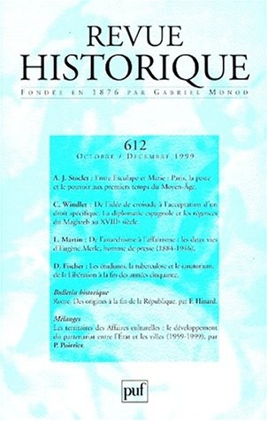 Revue historique, numéro 612, 1999