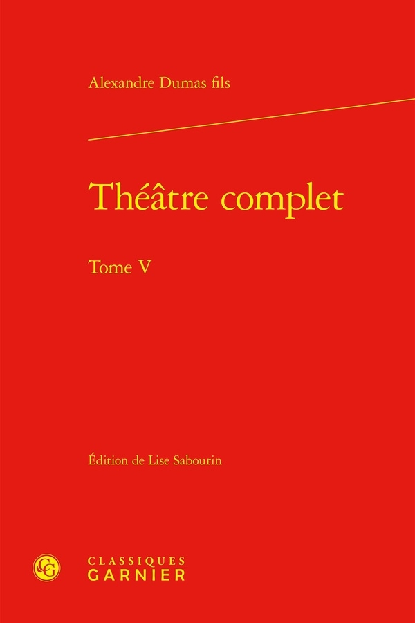 Théatre complet. tome v