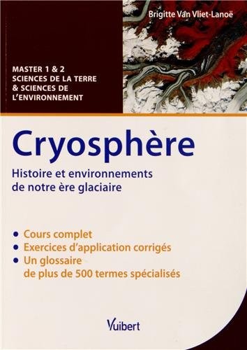 Cryosphère - Histoire et environnement de notre ère glaciaire - Master Sciences de la Terre et Sciences de l'environnement