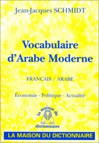 Schimdt vocabulaire d'arabe moderne français/arabe
