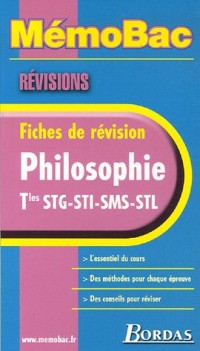 MEMO REVISIONS PHILO TERM STG (Ancienne Edition)